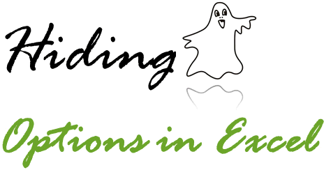 Hiding Options in Excel