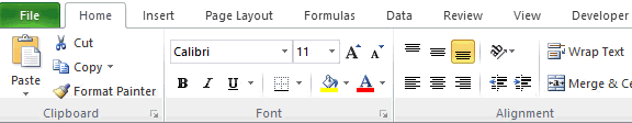 Hiding Options in Excel4