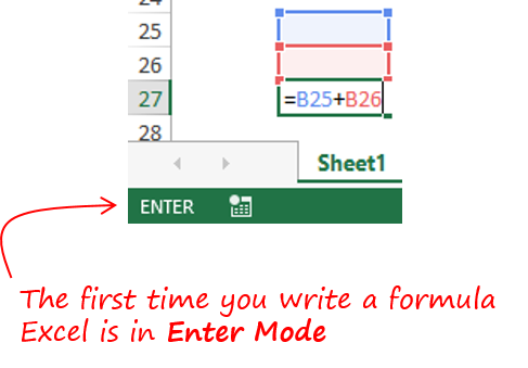 How to make formulas in Excel
