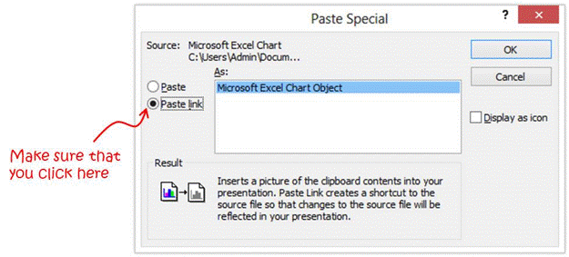 Insert Excel Chart Into Powerpoint