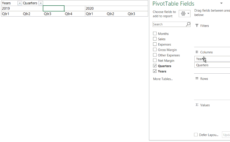 show values in rows in a pivot table goodly pivot tables excel 2020