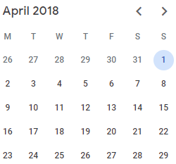 Fiscal Week Calculation in Power BI - Apr 2018 Calendar